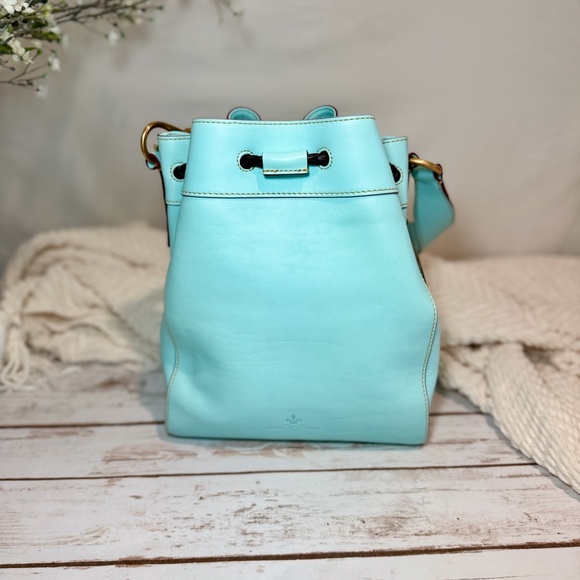 NWT Dooney & Bourke Florentine Hattie Drawstring - Pale Blue - Picture 4 of 12